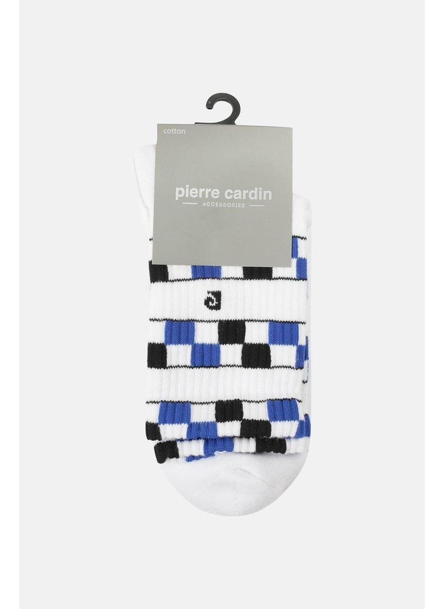 pierre cardin Cotton 6-Pack Men's Short Sock Tennis Socks 5003-PC White  - Image 2
