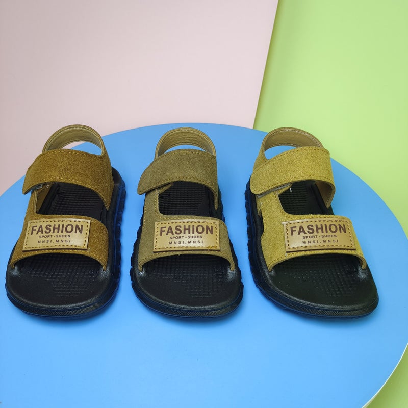Male Baby Sandals 21-30 Yards Stitch British Style Boys Sandals Kidsshoes Children Beach Sandals - Image 4