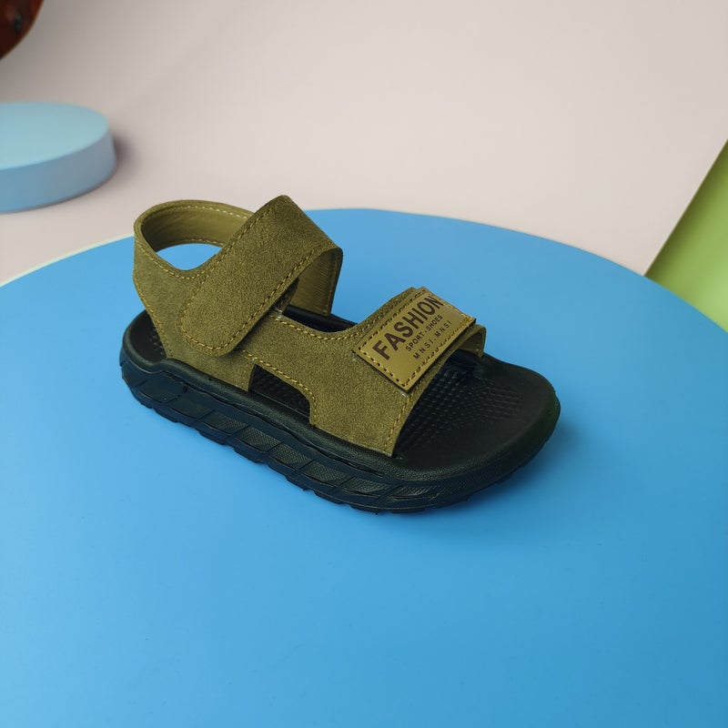 Male Baby Sandals 21-30 Yards Stitch British Style Boys Sandals Kidsshoes Children Beach Sandals - Image 1