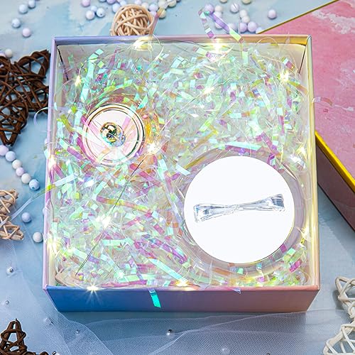 Caleihd 5.3oz Shredded Paper Filler, Caleihd Crinkle Paper Wrapping Cut Grass Confetti Cushion Streamer for Christmas Wedding Birthday Bridesmaid Engagement Craft Gift Boxes Bags Filler Decoration - Image 3