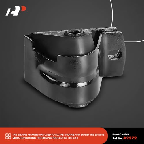 A-Premium 2PCS Front Left and Right Engine Motor Mount Set Compatible with Jeep Wrangler 1987-1995, Cherokee 1987-2001, Comanche 1987-1992, Wagoneer 1987-1990, 4.0L 4.2L, Replace# 52019201AB, 52019201 - Image 4