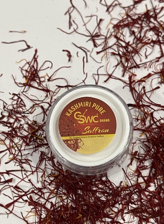TPWC Saffron 1G, Pure Kashmiri Mongra Kesar Pack Grade A++ For Pregnant Women, Pooja, Biryani, Tilak, Milk And Skin (1Gram) ((5grams) saffron) - Image 1