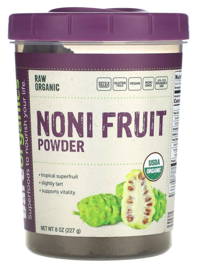 Raw Organic Noni Fruit Powder 8 oz (227 g)