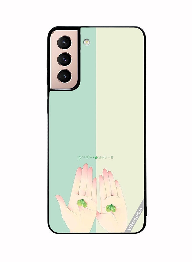 VR CREATIVE Protective Case Cover For Samsung Galaxy S21 5G Be With You Design Multicolour - Image 1