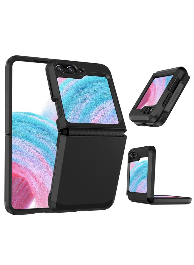 اس-توب جراب لهاتف Samsung Galaxy Z Flip5 SGP Armor 2 في 1، جراب هاتف هجين من مادة TPU بلون متباين من الكمبيوتر الشخصي - Image 1