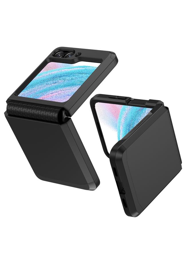 اس-توب جراب لهاتف Samsung Galaxy Z Flip5 SGP Armor 2 في 1، جراب هاتف هجين من مادة TPU بلون متباين من الكمبيوتر الشخصي - Image 2