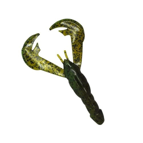 Strike King Rage Craw 4-Inch Fishing Lure, Soft Plastic Grub, Unique Design, Realistic Pincers, Slender Body, 4-Inches, 7-Pack - Image 4