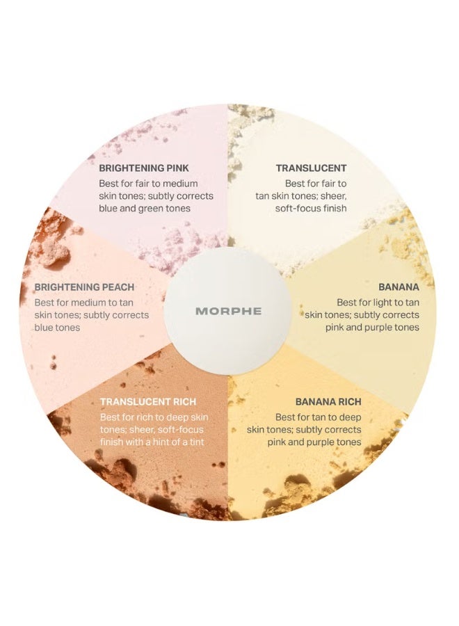 Morphe Bake and Set Setting Powder - Brightening peach - Image 3