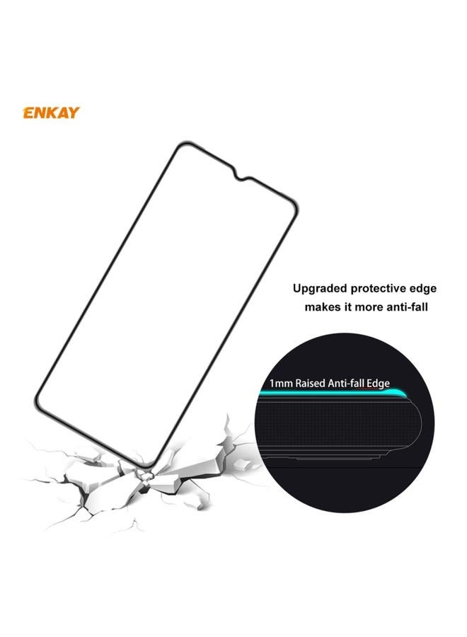 ENKAY Samsung Galaxy A12 2 PCS ENKAY Hat Prince Anti drop Full Glue Tempered Glass Full Screen Film Anti fall Protector - Image 2