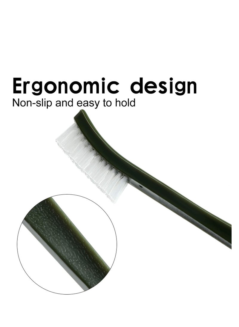 SYOSI Mini Wire Brush Set, Rust Paint Metal Cleaner, Cleaning Welding Slag and Rust, Handy Steel/Nylon/Brass Brush Set Suitable for Cleaning Paint/Rust/Dirt - Image 4