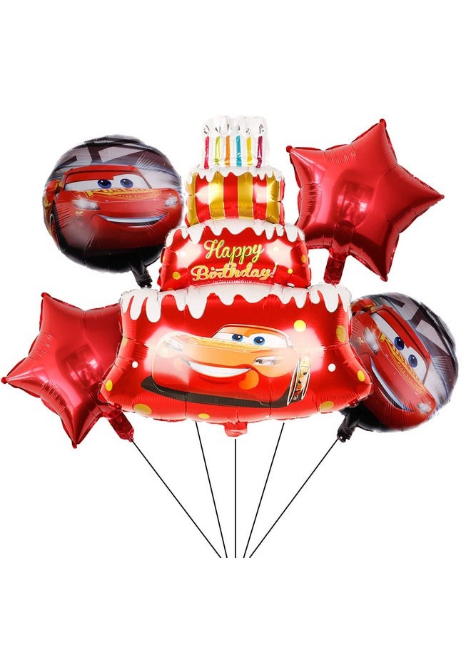 5Pcs Race Car Cake Foil Balloons For Kids Birthday Baby Shower Cars Lightning Mcqueen Theme Party Decorations - pzsku/Z3323DF7822808A6F720DZ/45/_/1734347820/7d262857-ac8a-407a-bb7f-424118051d1f