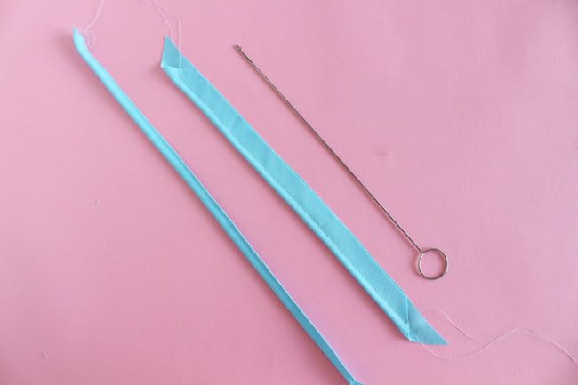 faas 1PS Loop Turner Hook with Latch for Turning Fabric Tubes Straps Belts Strips for Handmade Sewing Tool Turner 105 inch26cm - Image 4