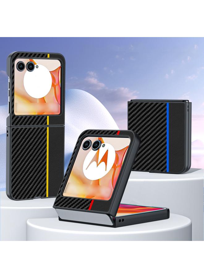 S-TOP Case For Motorola Razr 50 Ultra-thin Carbon Fiber Texture Printing Phone Case - Image 2