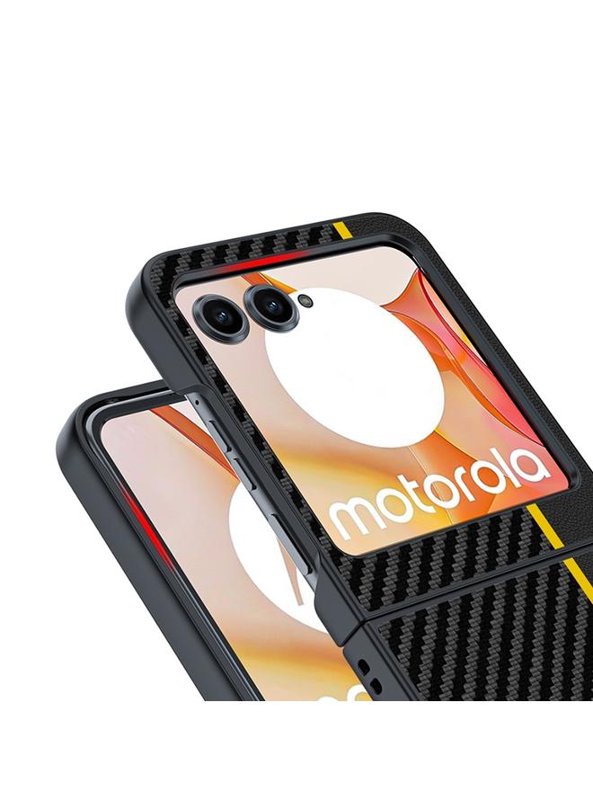 S-TOP Case For Motorola Razr 50 Ultra-thin Carbon Fiber Texture Printing Phone Case - Image 4
