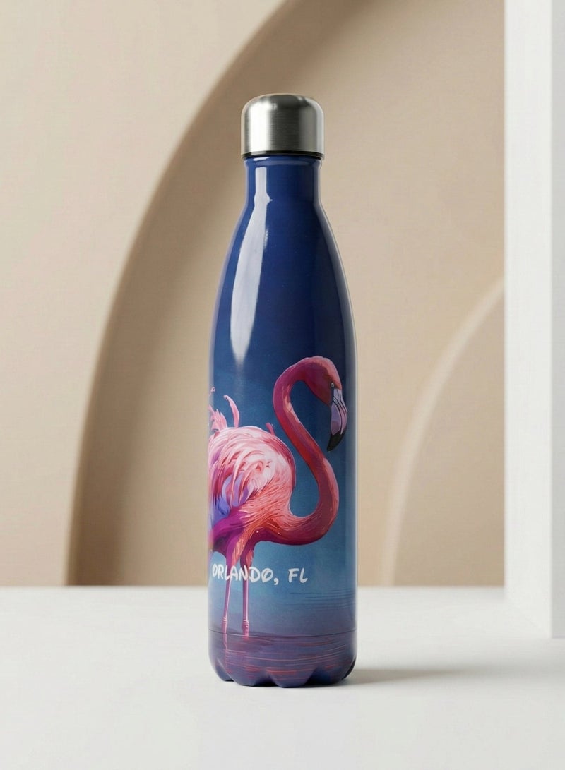 أو جي إس زجاجة مياه استانلس ستيل عازلة للبرودة 24 ساعة والحرارة 12 ساعة – أنيقة، محكمة الإغلاق وسهلة الحمل - Image 1