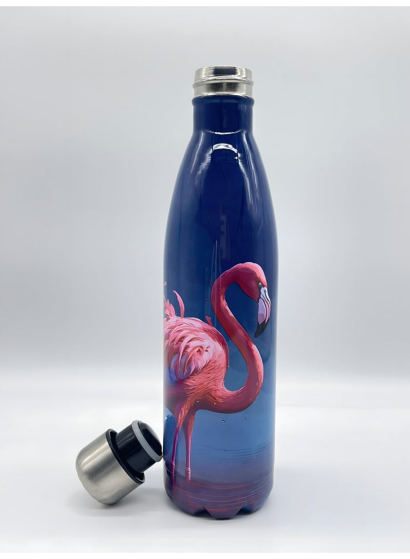 أو جي إس زجاجة مياه استانلس ستيل عازلة للبرودة 24 ساعة والحرارة 12 ساعة – أنيقة، محكمة الإغلاق وسهلة الحمل - Image 3