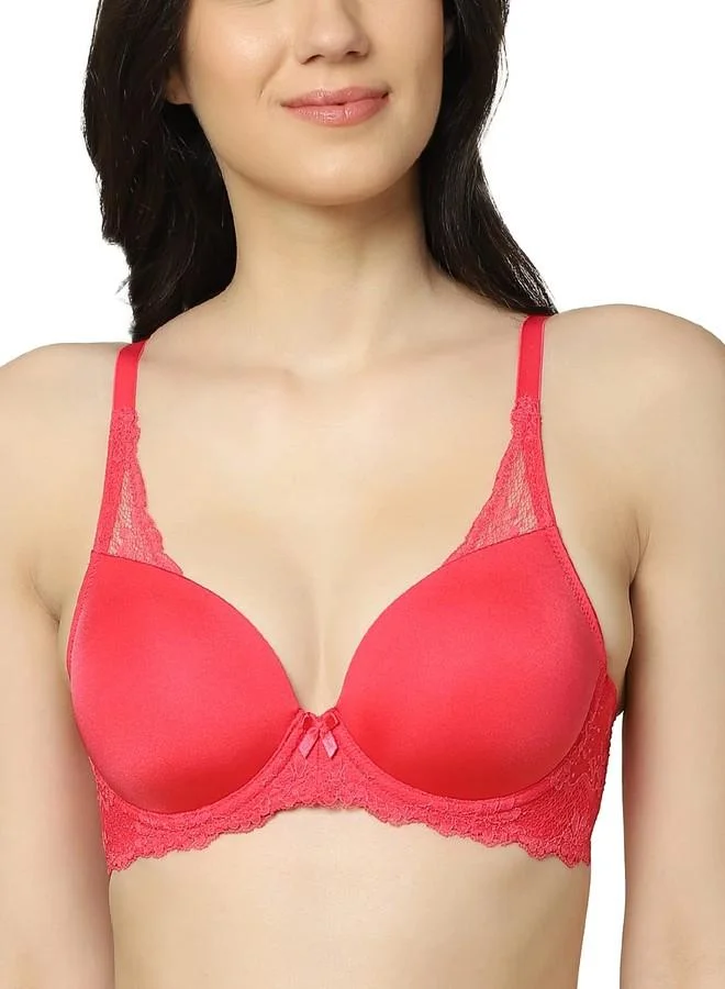 ترايامف Triumph International Women's Floral Underwire Padded Bra | Minimizer 38E, Navy Blue Seamless Full Coverage Comfort | Adjustable Straps | Pack of 1
