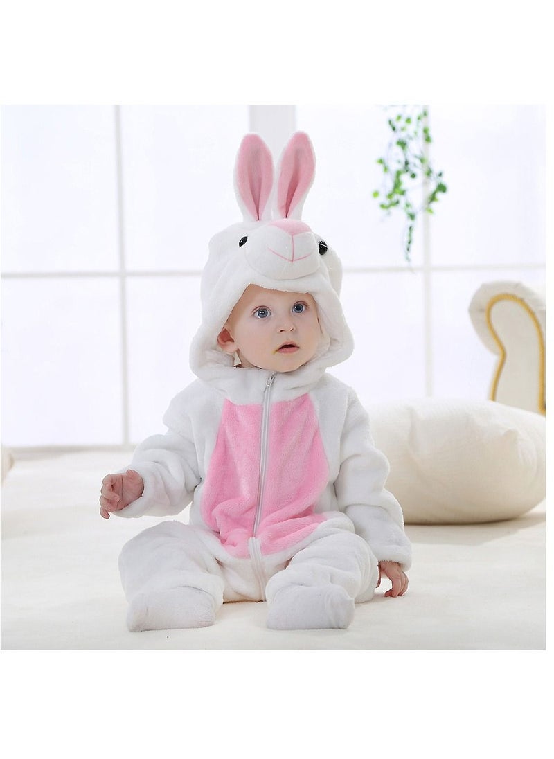 Y&D - 1-Piece Children's Little White Rabbit Onesie Party Costume - Image 1
