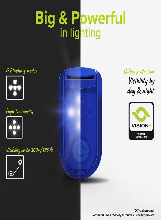 VELMIA Running Light for Runners (2 Pack) for Maximum Safety Through Visibility I Clip On Strobe & Reflective Gear - Dogs, Walking, Bike Taillight, Stroller - Image 4