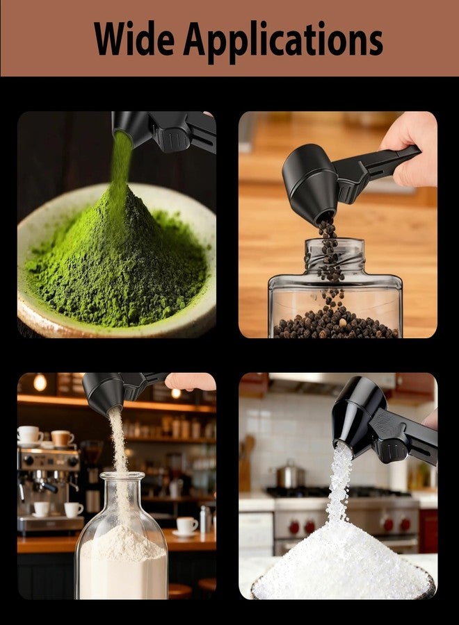 3DSKY Coffee Scoop with Funnel, Reusable K Cup Funnel, Coffee Measuring Scoop 2 Tablespoon Mess-Free Spoon for Ground Coffee, Protein Powder, Tea Pod Refill (2PK) - Image 5