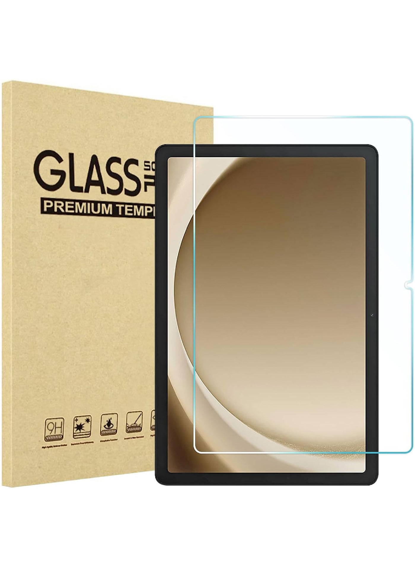 Rock Pow 1 Pack Screen Protector for Galaxy Tab A11 Plus 2025 / Tab A9 Plus 11 Inch 2023, HD Tempered Glass 9H Film Guard for Tab A11+ 11 inch 2025/ A9+ 5G 11" inch 2023
