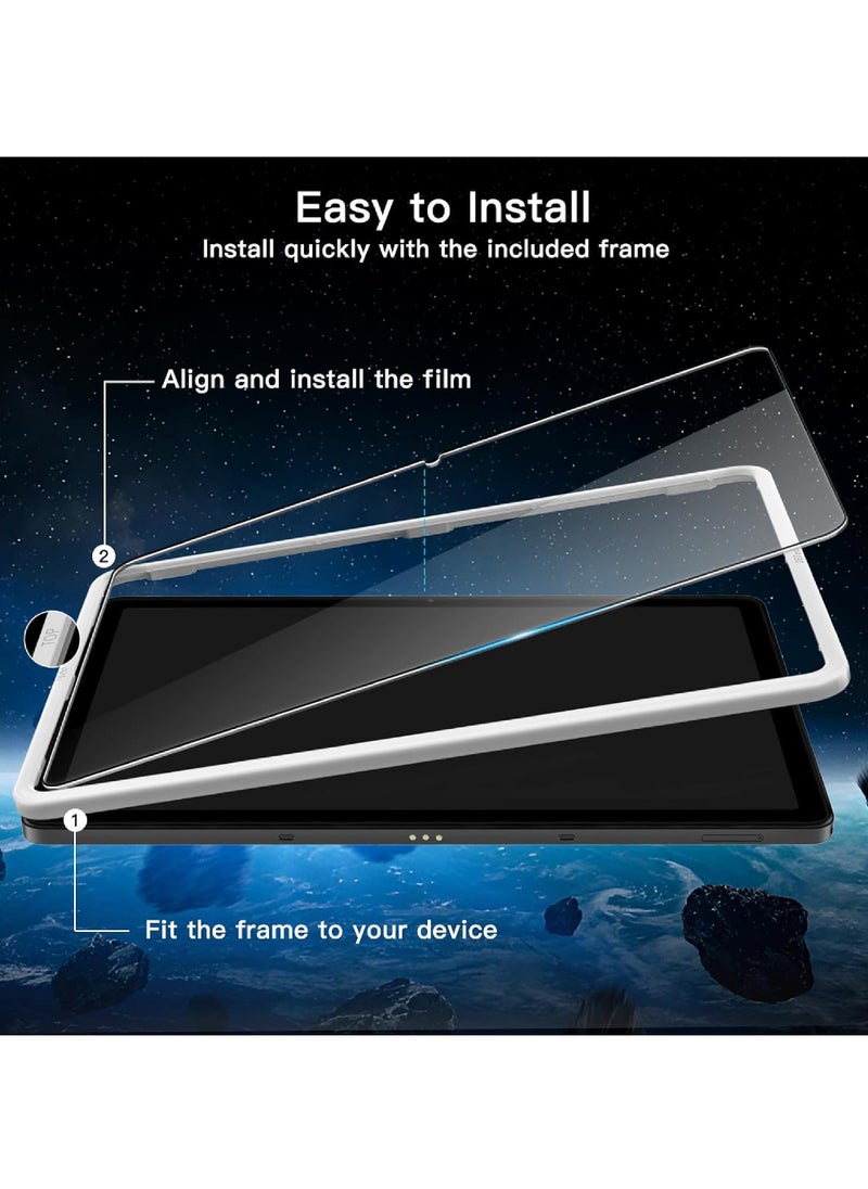 Rock Pow - Screen Protector for Samsung Galaxy Tab A9+ / A9 Plus 11-Inch 2023 with Easy Installation Frame Tempered Glass Film HD Clear 1-Pack - Image 1