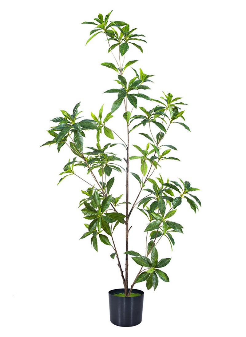 شاربدو صبار مصطنع، نبات زائف في وعاء بارتفاع 120 سم مع قاعدة ثابتة، نبات استوائي داخلي لزاوية غرفة المعيشة، زينة مكتب حديث - Image 3