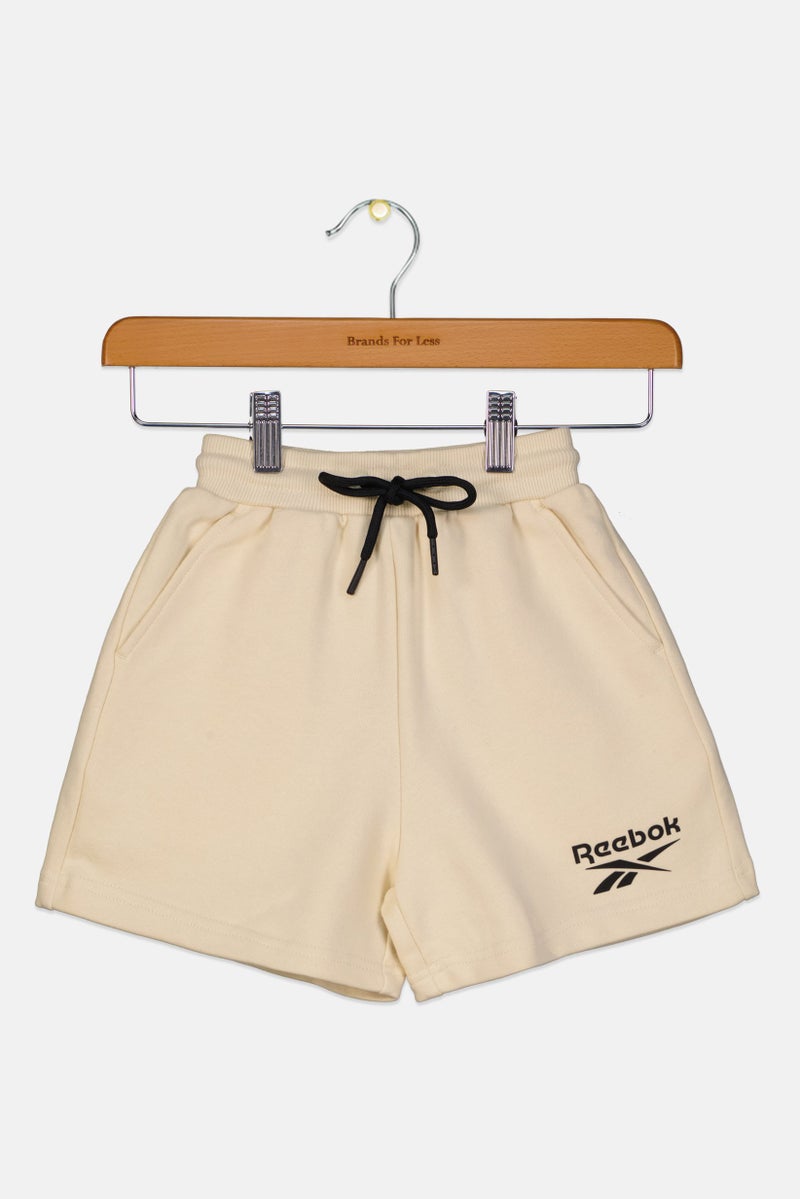 Reebok Toddlers Boy Sportswear Fit Outdoor Shorts, Beige - Image 3