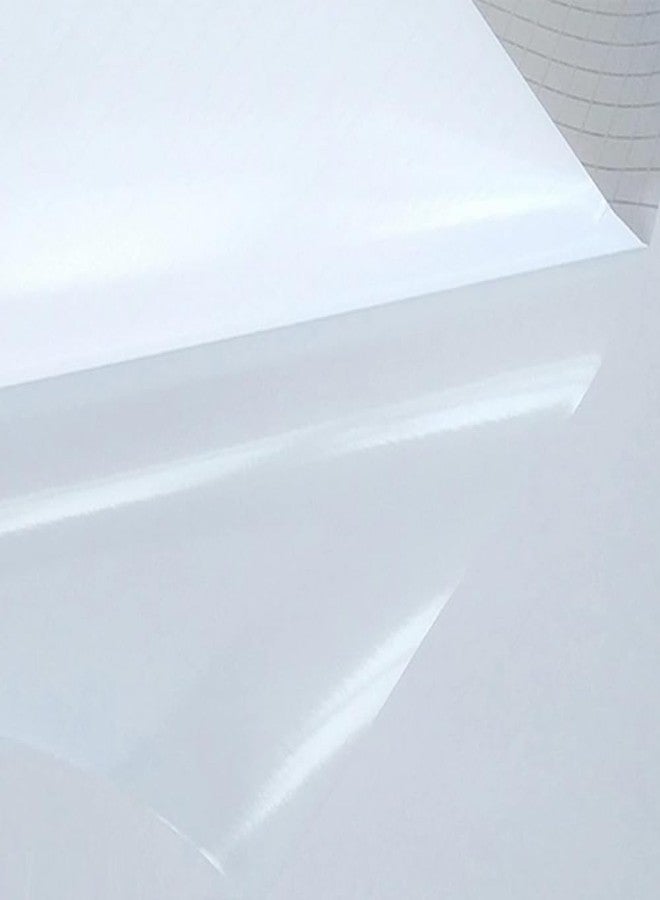 LaCheery Clear Contact Paper Peel and Stick for Crafts Clear Contact Paper Roll Self Adhesive Clear Wall Protector Sheet Waterproof Transparent Contact Paper for Kitchen Backsplash Furniture 17.7"x80" - Image 1