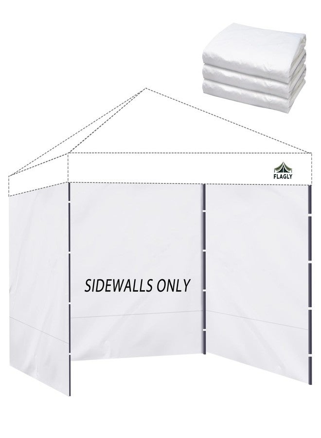 Flagly Instant Canopy Sidewalls for 10x10 Pop Up Canopy Tent, 300D Waterproof Material for Outdoor Events, Vendor Booths, and Privacy (Sidewalls Only, Canopy Not Included) (3 PCS) - Image 1