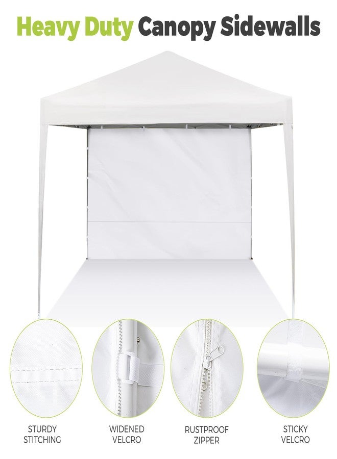 Flagly Instant Canopy Sidewalls for 10x10 Pop Up Canopy Tent, 300D Waterproof Material for Outdoor Events, Vendor Booths, and Privacy (Sidewalls Only, Canopy Not Included) (3 PCS) - Image 5