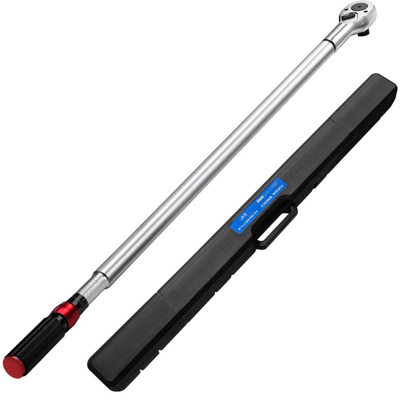 Roartisa 3/4 Torque Wrench, 100-600ft.lb/135.5-815Nm Dual-Direction Adjustable High Accuracy Torque Wrench 3/4 Drive, Â±3% Click with Buckle for Car Trucks Oil Rigs Off-Road Equipment - Image 1