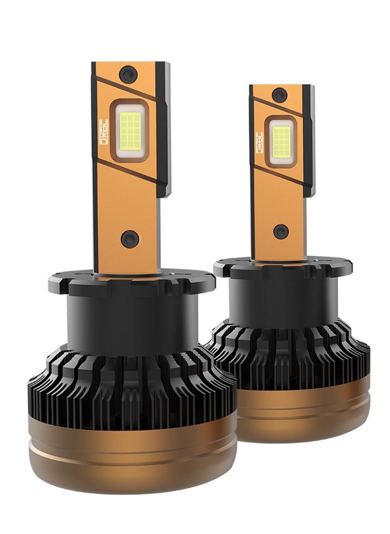 DXB-C FALCON D2 120W 12000LM 6500K LED Car Headlights 300% Brightness 6500K Cool White Bulb High Beam and Low  - Image 2