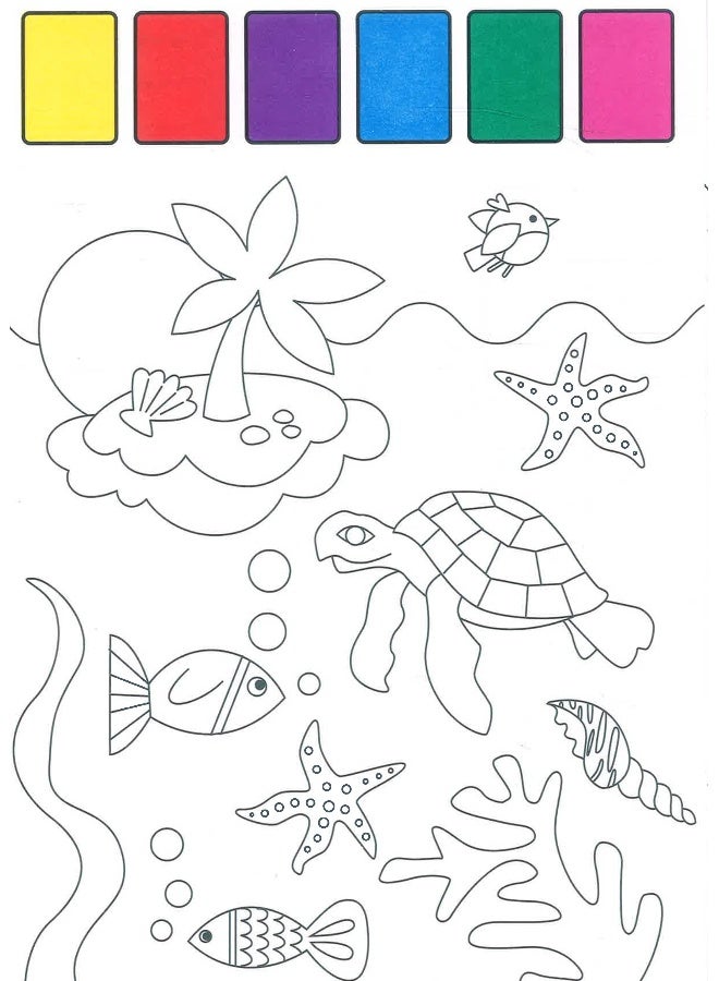 Under The Sea Magic Water Posters Book  - Image 4