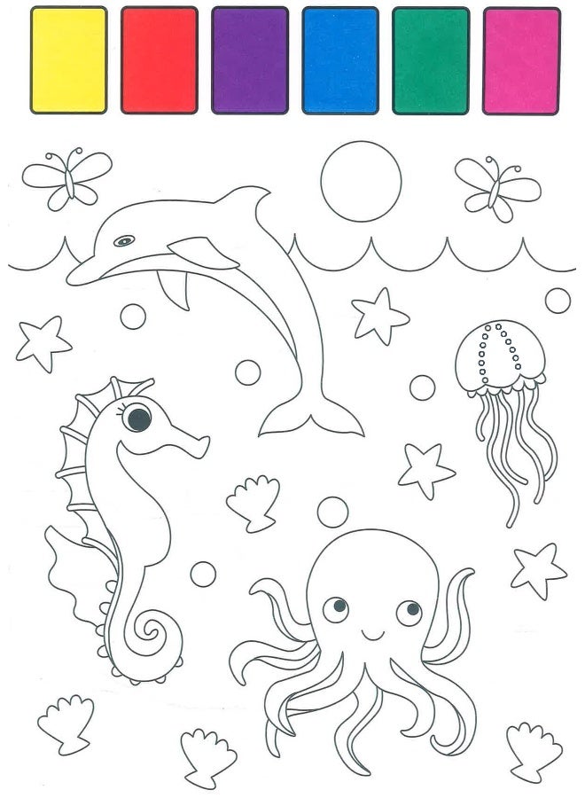 Under The Sea Magic Water Posters Book  - Image 3
