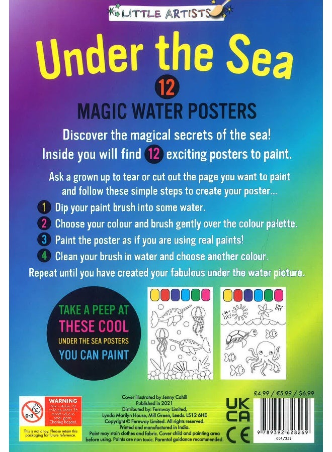 Under The Sea Magic Water Posters Book  - Image 2