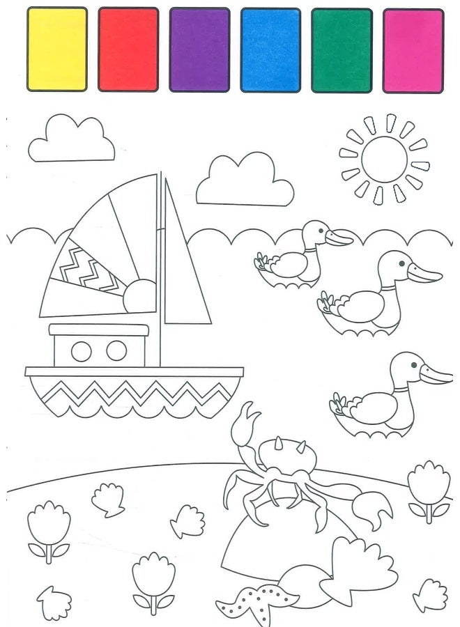 Under The Sea Magic Water Posters Book  - Image 5