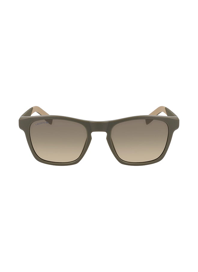 LACOSTE نظارة شمسية مستطيلة للحماية من الأشعة فوق البنفسجية للرجال - L6018S-201-5320 - مقاس العدسة: 53 ملم  - Image 1
