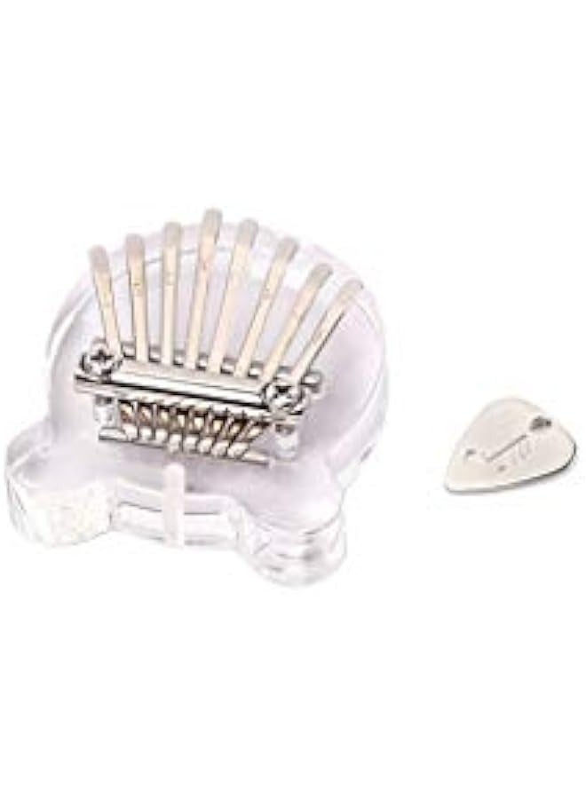 Generic Mini Acrylic Thumb Piano with 8 Transparent Keys for Beginner Children in Cute Bear Ears Shape  - Image 4