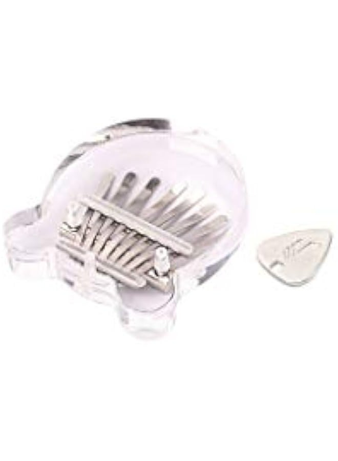 Generic Mini Acrylic Thumb Piano with 8 Transparent Keys for Beginner Children in Cute Bear Ears Shape  - Image 5