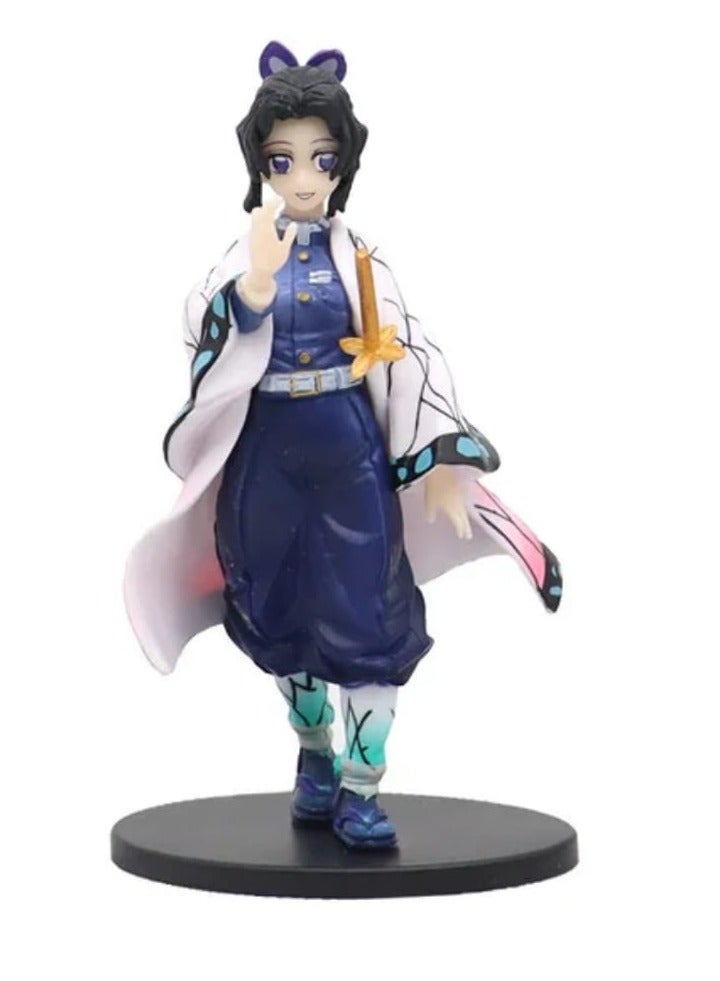 Slayer 16cm Figures Set of 6 . Handmade Kamado Tanjiro Anime Collection PVC Figures - Image 3