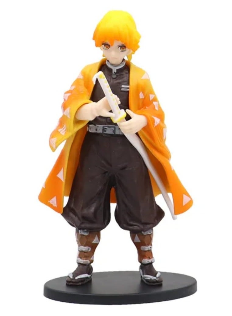 Slayer 16cm Figures Set of 6 . Handmade Kamado Tanjiro Anime Collection PVC Figures - Image 4