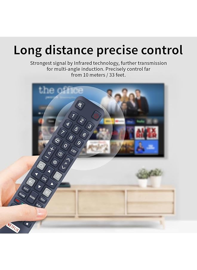 erorex Grc802N Rc802N Yai2 New Remote Control For Tcl Tv Led55P6500Us L50E3800Fs  - Image 5