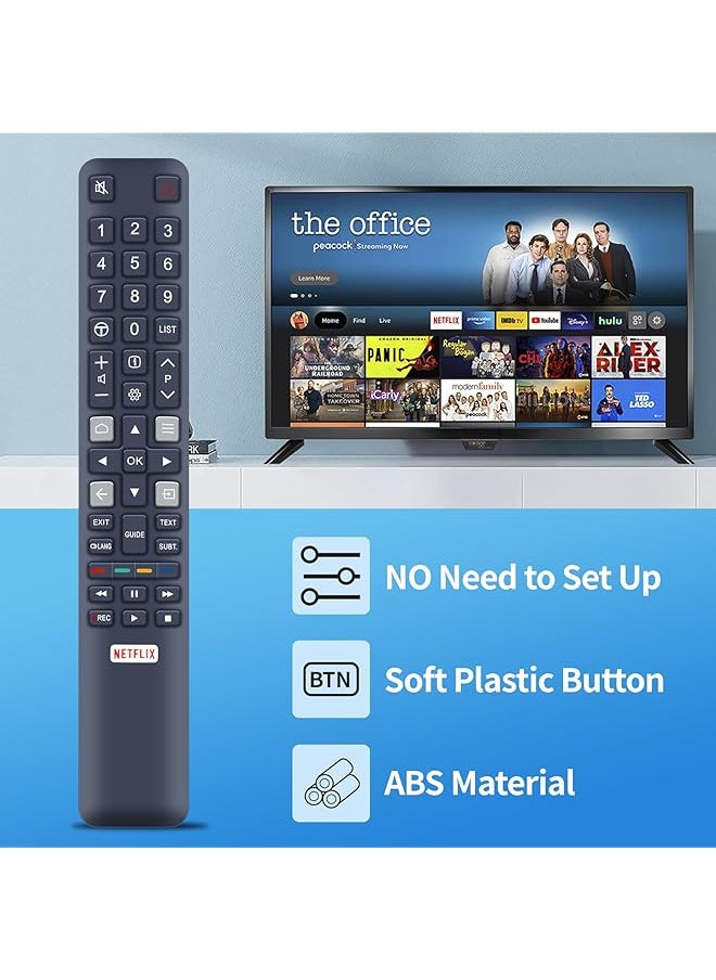 erorex Grc802N Rc802N Yai2 New Remote Control For Tcl Tv Led55P6500Us L50E3800Fs  - Image 3