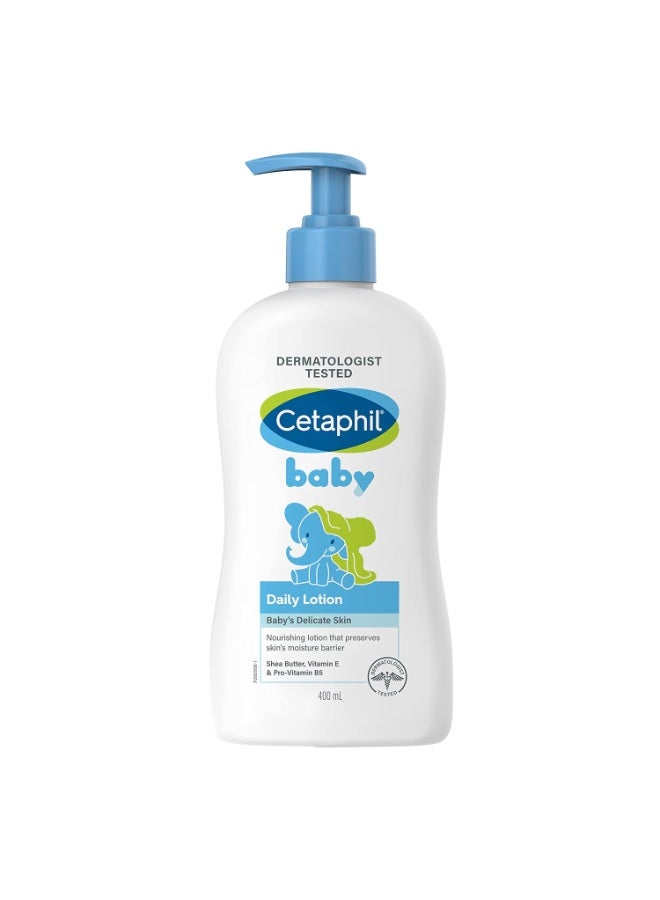 CETAPHIL Baby Lotion (400ml) and Baby Massage Oil (200ml) Combo - Image 3