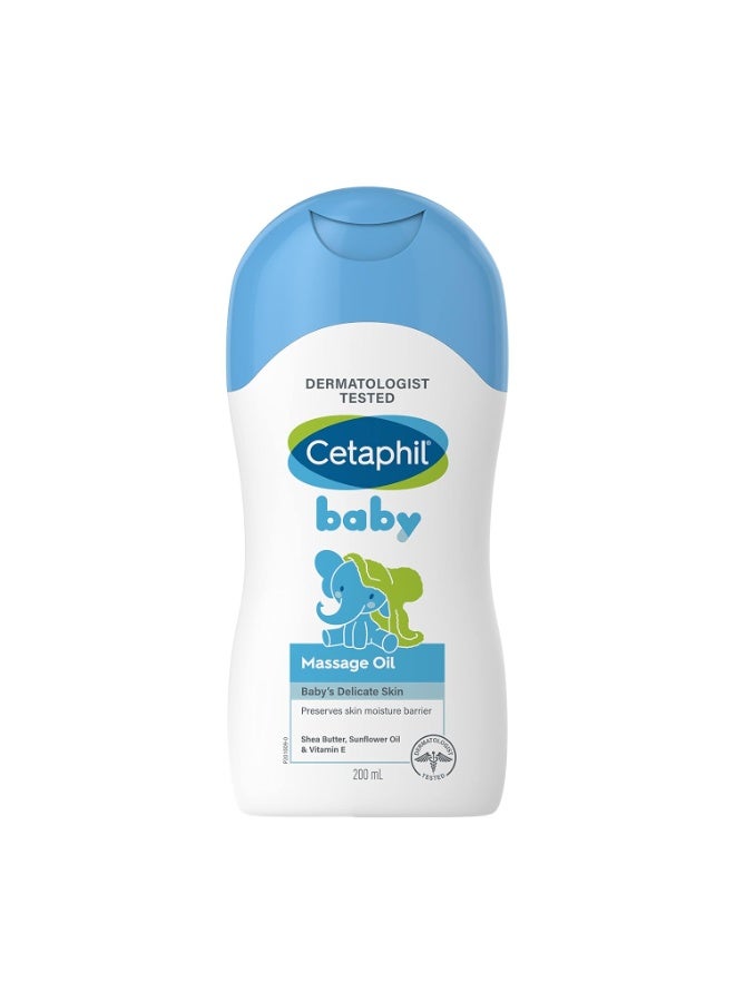 CETAPHIL Baby Lotion (400ml) and Baby Massage Oil (200ml) Combo - Image 2