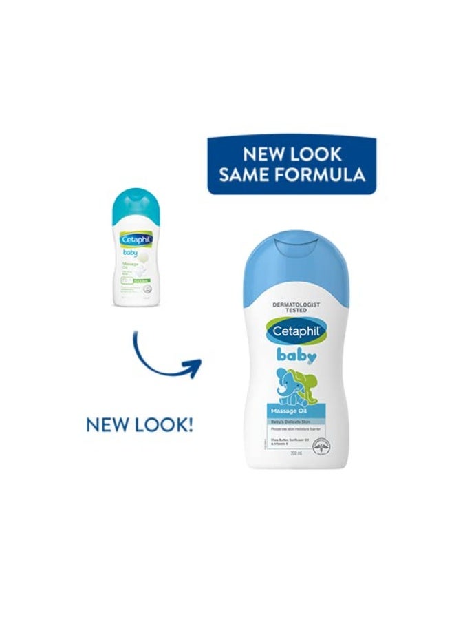 CETAPHIL Baby Lotion (400ml) and Baby Massage Oil (200ml) Combo - Image 4