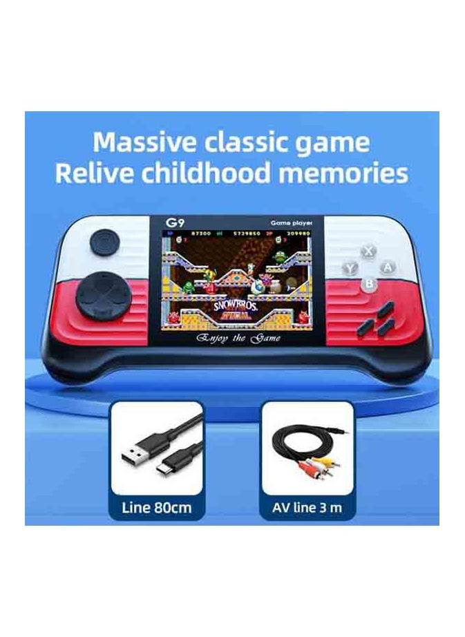 Generic - G9 Retro Game Players 3.0 Inch HD Screen Handheld Gaming Console Bulit-in 666 Classic Games Portable Pocket Mini Video Game Player TV Console AV Output DHL Fast - Image 1