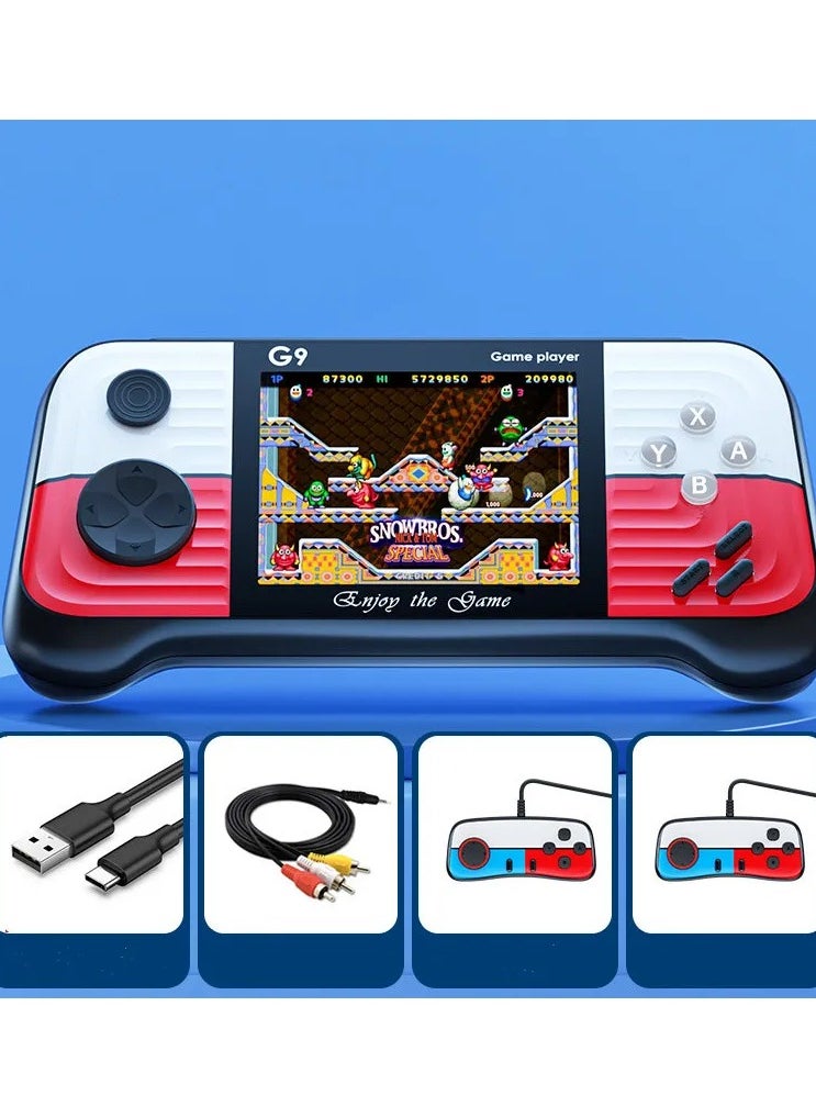 Generic - G9 Retro Game Players 3.0 Inch HD Screen Handheld Gaming Console Bulit-in 666 Classic Games Portable Pocket Mini Video Game Player TV Console AV Output DHL Fast - Image 1