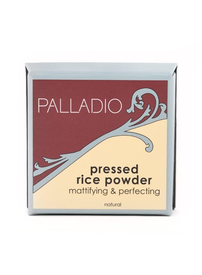 بالاديو بودرة الأرز المضغوطة مع مرآة، لتثبيت المكياج بلمسة مطفية، طبيعي - Image 5